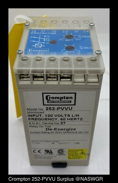 Crompton Instruments 252-PVVU-PQBX-C6-EB Transducer