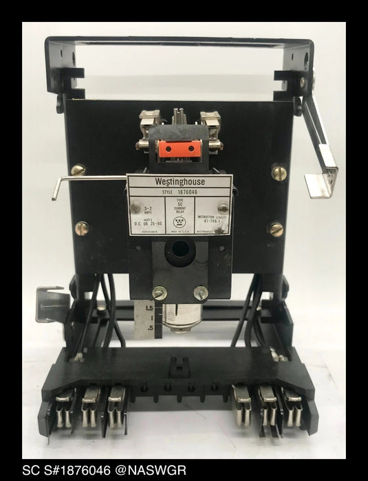 Westinghouse SC, 1876046 Current Relay - 0.5/2 Amp