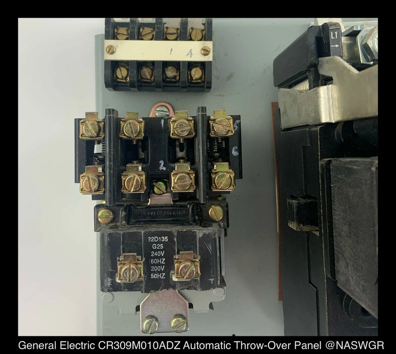 General Electric CR309M010ADZ Automatic Throw-Over Panel - 100 Amp