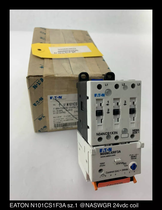 Eaton N101CS1F3A IT. Electro-Mechanical Starter - 27A/24v - Unused