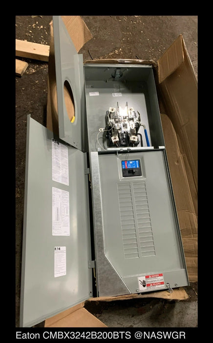 Eaton CMBX3242B200BTS Residential Meter Breaker - 200A/240V/N3R - Unused