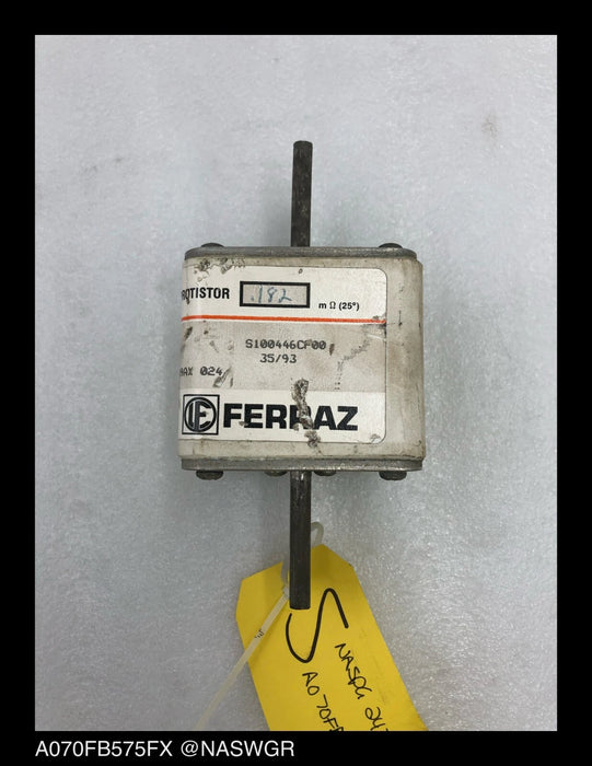 Lot of 3 - Ferraz A070FB575FX Fuse - Tested