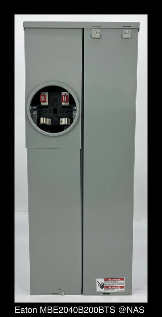 Eaton MBE2040B200BTS Meter Breaker EUSERC Type BR - 200A-120/240V - Un ...