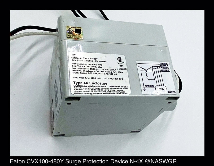 Eaton CVX100-480Y Surge Protective Device - Surplus