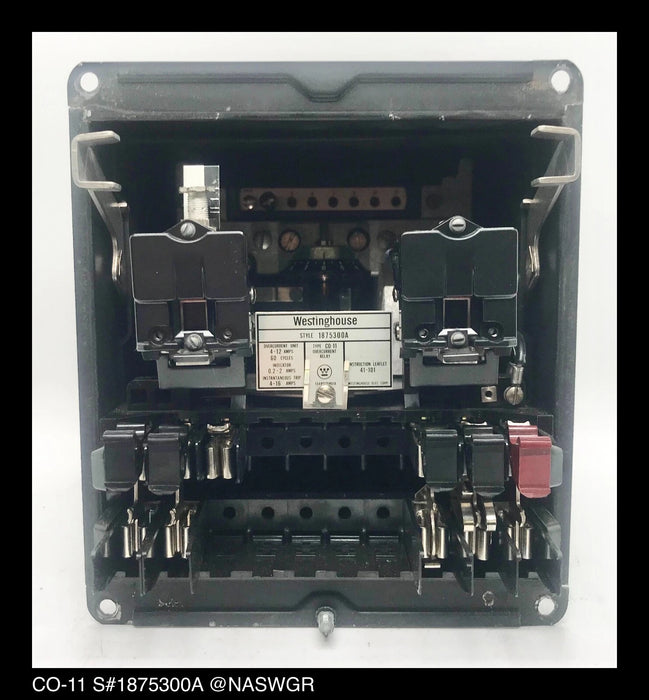 Westinghouse CO-11, 1875300A Overcurrent Relay - 4/12 Amp
