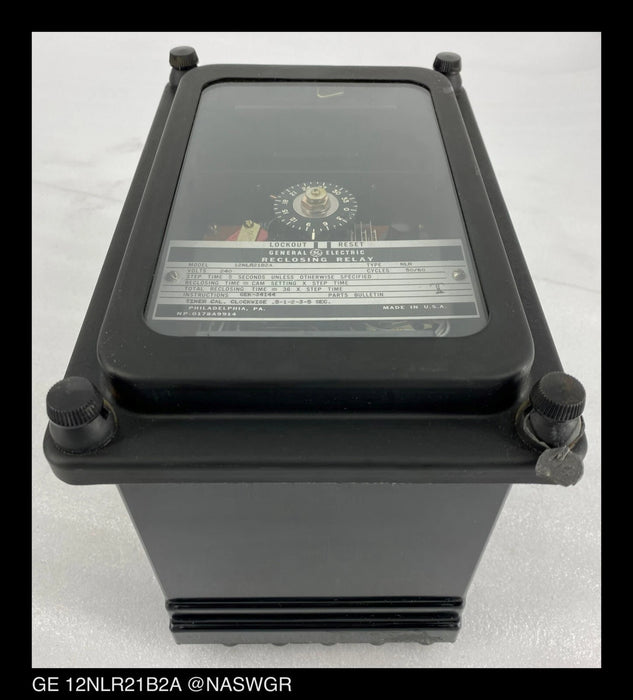 GE 12NLR21B2A Multi-Shot Reclosing Relay - 240vAC - Tested/1Yr Warranty