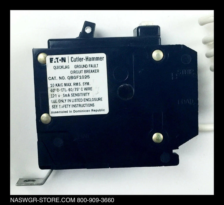 Eaton QBGF1025 Molded Case Circuit Breaker - 25 Amp - Unused Surplus