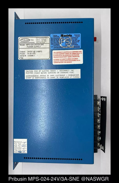 Pribusin Inc. MPS-024-24V/3A-SNE - 3A, 24VDC, 15-30VDC
