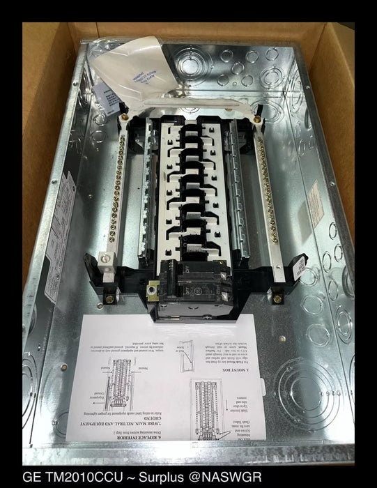 GE TM2010CCU Main Breaker 100A 20CT 1P3W 120/240V 22K IC COMB