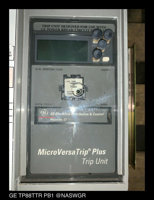 GE TP88TTR PowerBreak Circuit Breaker