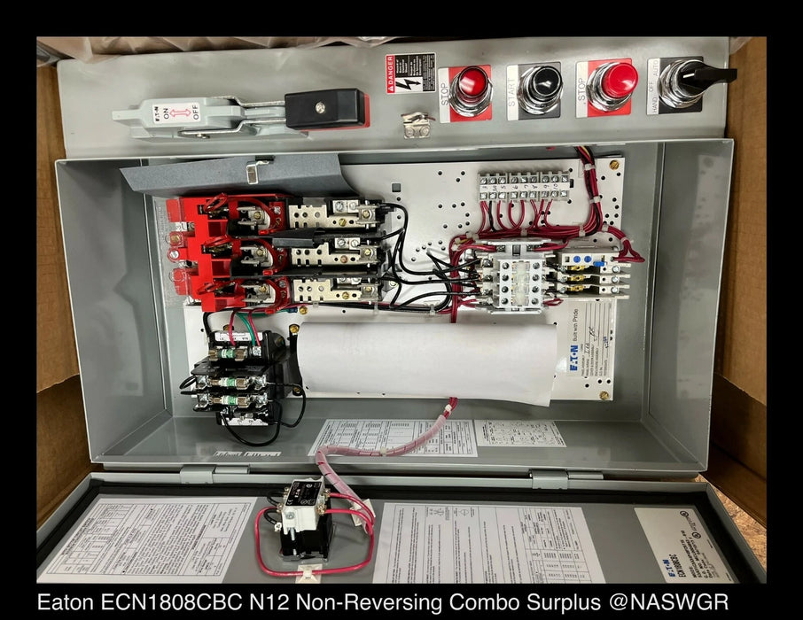 Enclosed Controllers Eaton ECN1808CBC NEMA Freedom Line Enclosed Control - 30A/SIZE0/120vAC ...