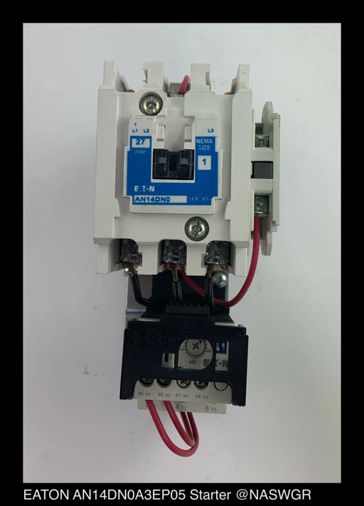 Eaton AN14DN0A3EP05 Freedom NEMA Motor Control Starter - 27 Amp - Unused Surplus