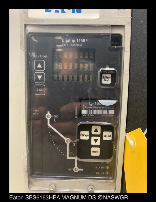 Eaton Magnum SB SBS616 Breaker (M/O,B/I) - 1600 Amp - Tested/1Yr Warranty