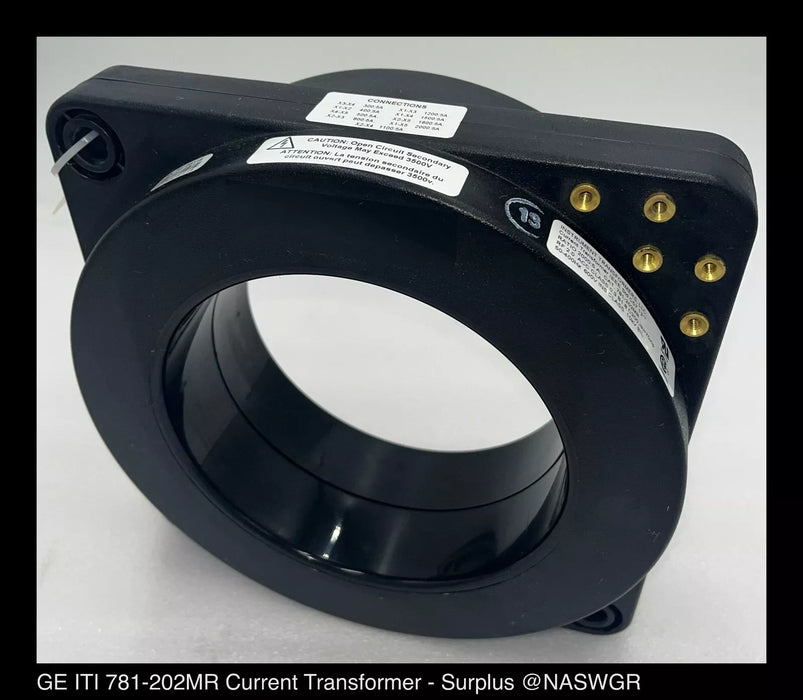 GE ITI 781-202MR - Current Transformer - Unused Surplus 2000:5A/600V