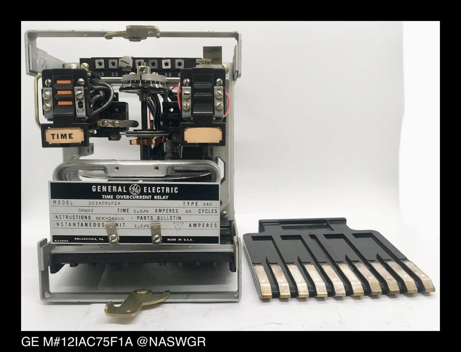 GE 12IAC75F1A Overcurrent Relay - 1.5/6 Amp