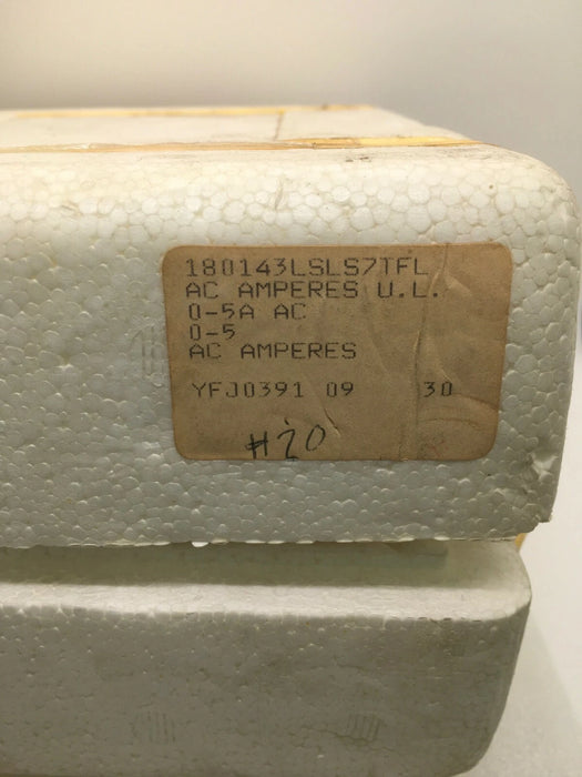 YEW 180143LSLS7TFL - 4" Vertical Panel Meter - 0-5A, AC