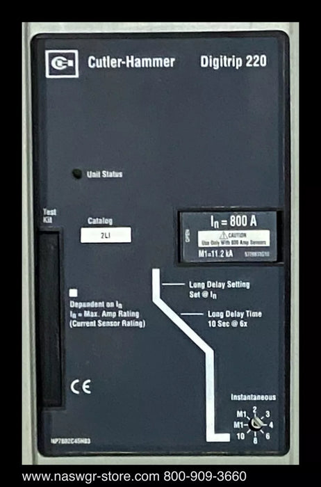 Eaton Magnum DS MDS608 Circuit Breaker (E/O,D/O) - 800 Amp