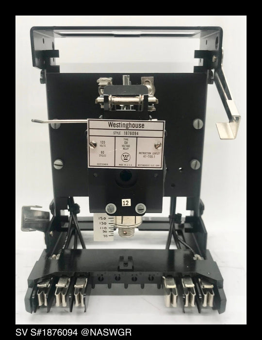 Westinghouse SV, 1876094 Voltage Relay - 120vAC
