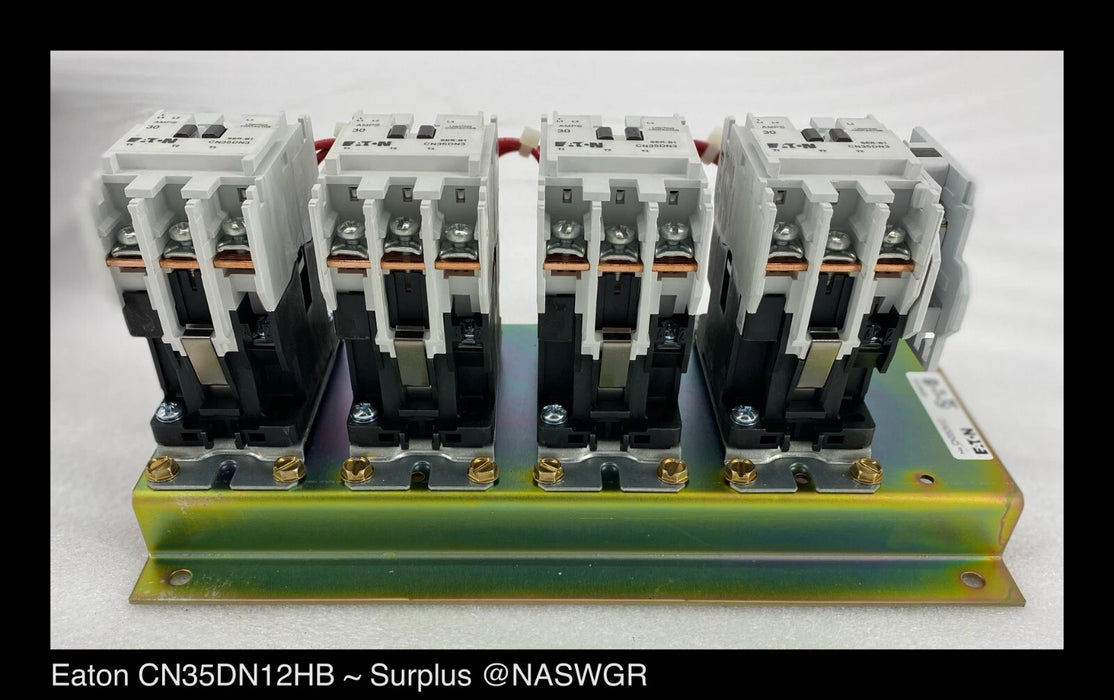 Eaton CN35DN12HB CN35 Electrically Held Lighting Contactor 30A/277VAC - Surplus