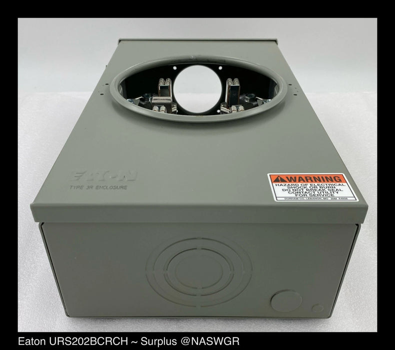 Eaton URS202BCRCH Single Meter Socket 200A/600V - Surplus