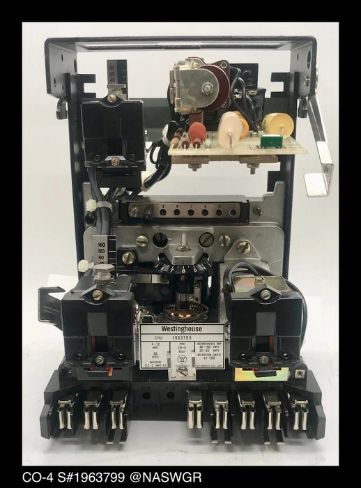 Westinghouse CO-4, 1963799 Overcurrent Relay - 4/12 Amp