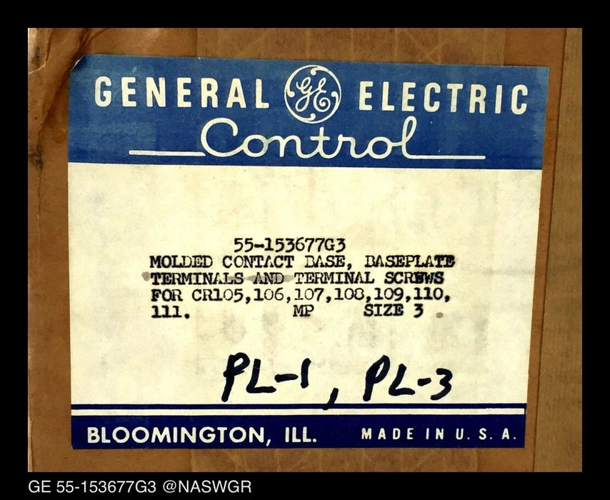 55-153677G3 - GE 55153677G3 For Size 3 GE Contactor - Unused Surplus in Original Box