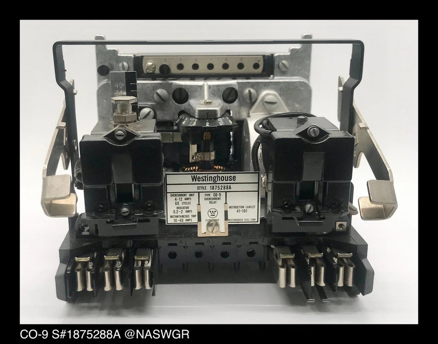 Westinghouse CO-9, 1875288A Overcurrent Relay - 4/12 Amp