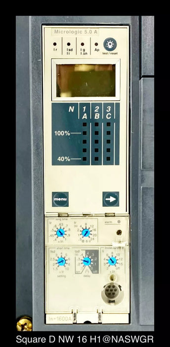 Square D MasterPact NW16H1 Circuit Breaker - 1600 Amp