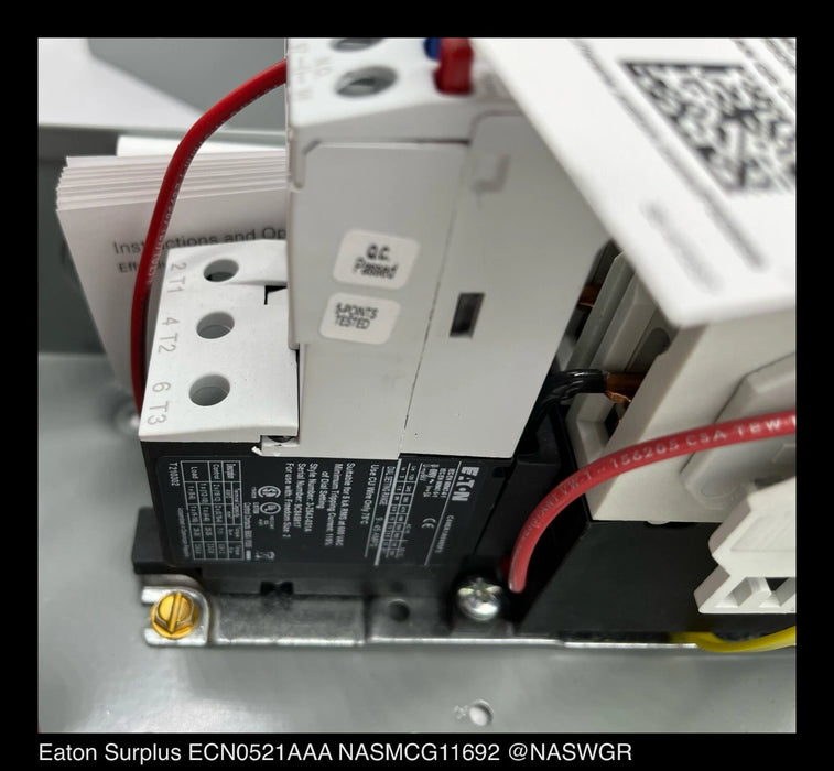 Eaton ECN0521AAA NEMA-2 Motor Control Starter - Unused
