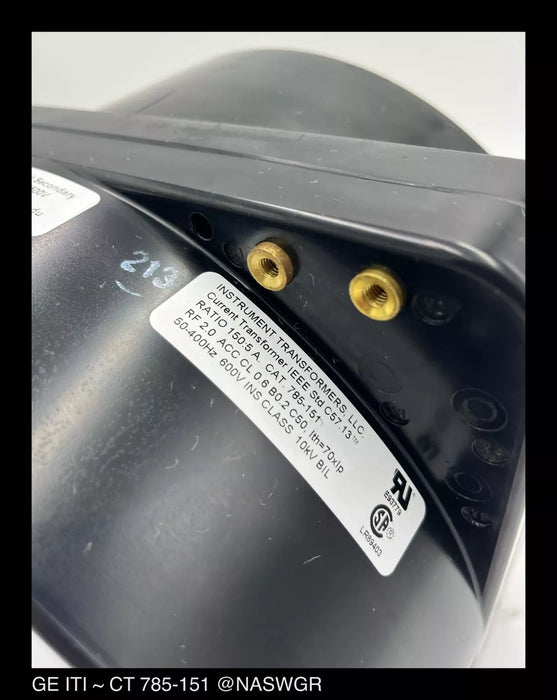 ITI 785-151 Current Transformer 150:5A/600V - Unused Surplus