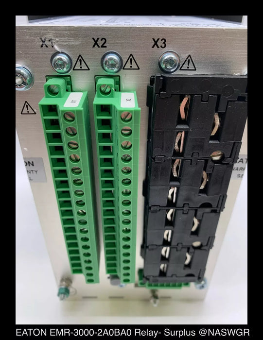 Eaton EMR-3000-2A0BA0 Motor Relay Style# 65D1005G01 - Surplus
