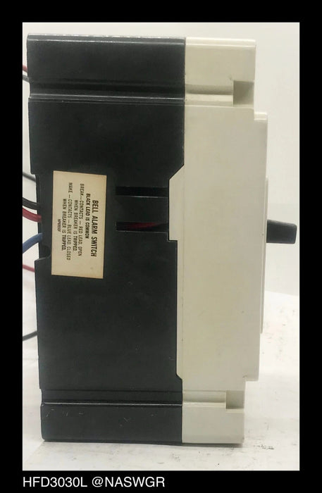 Westinghouse HFD3030L Molded Case Circuit Breaker w/ Aux and Al/Lo Switch - 30 Amp