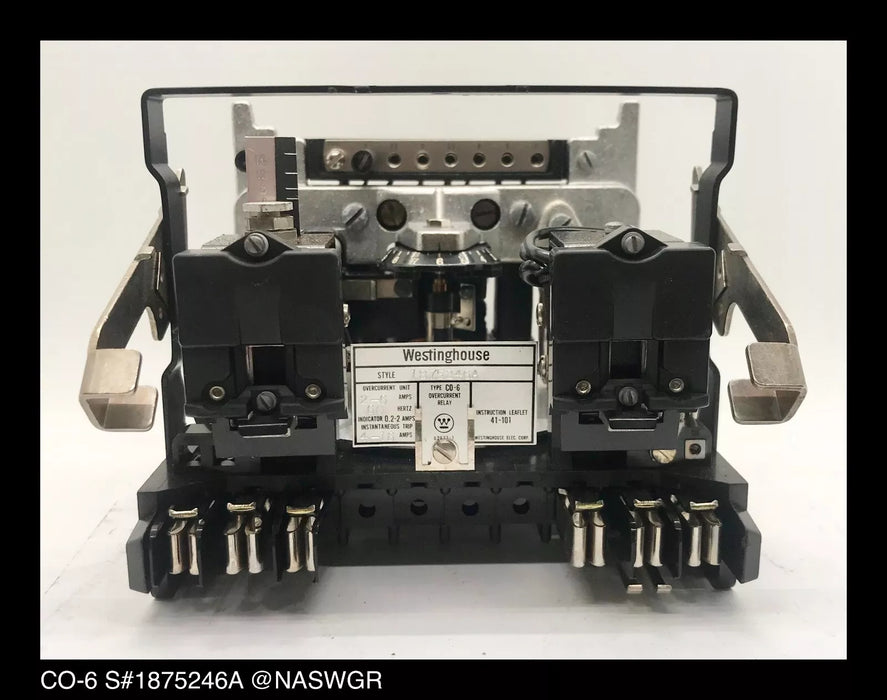 Westinghouse CO-6, 1875246A Overcurrent Relay - 2/6 Amp