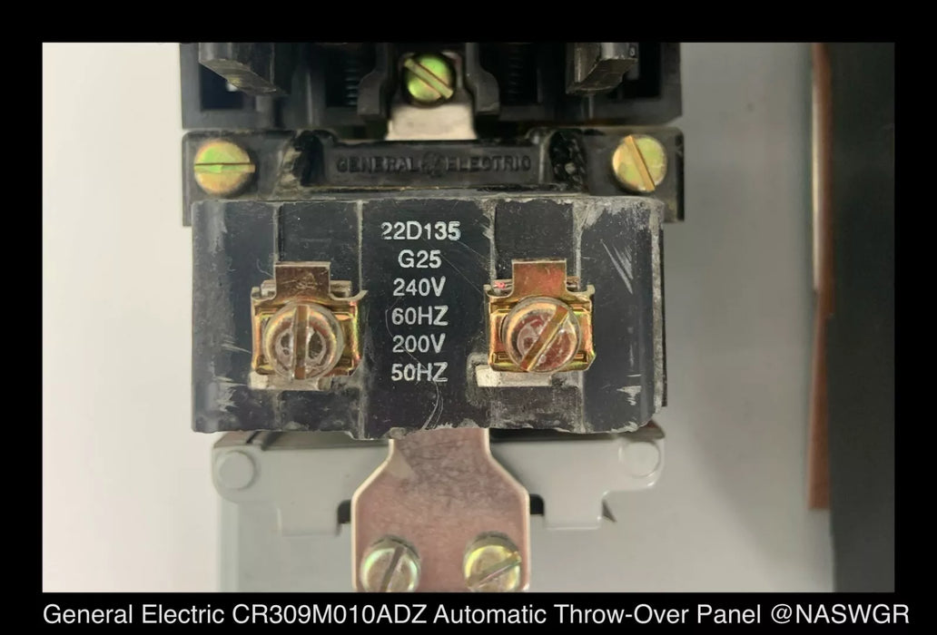 General Electric CR309M010ADZ Automatic Throw-Over Panel - 100 Amp