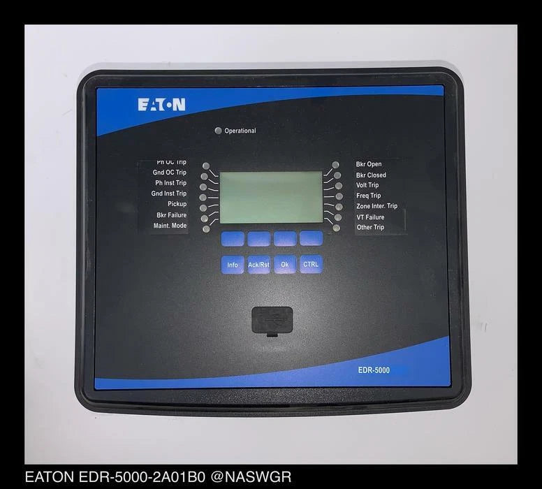 EATON EDR-5000-2A01B0 Directional Overcurrent Relay - 65D1004G31 Surplus
