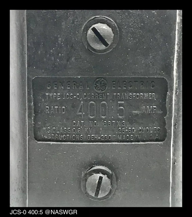 GE JCS-0 687X3 Current Transformer - 400:5