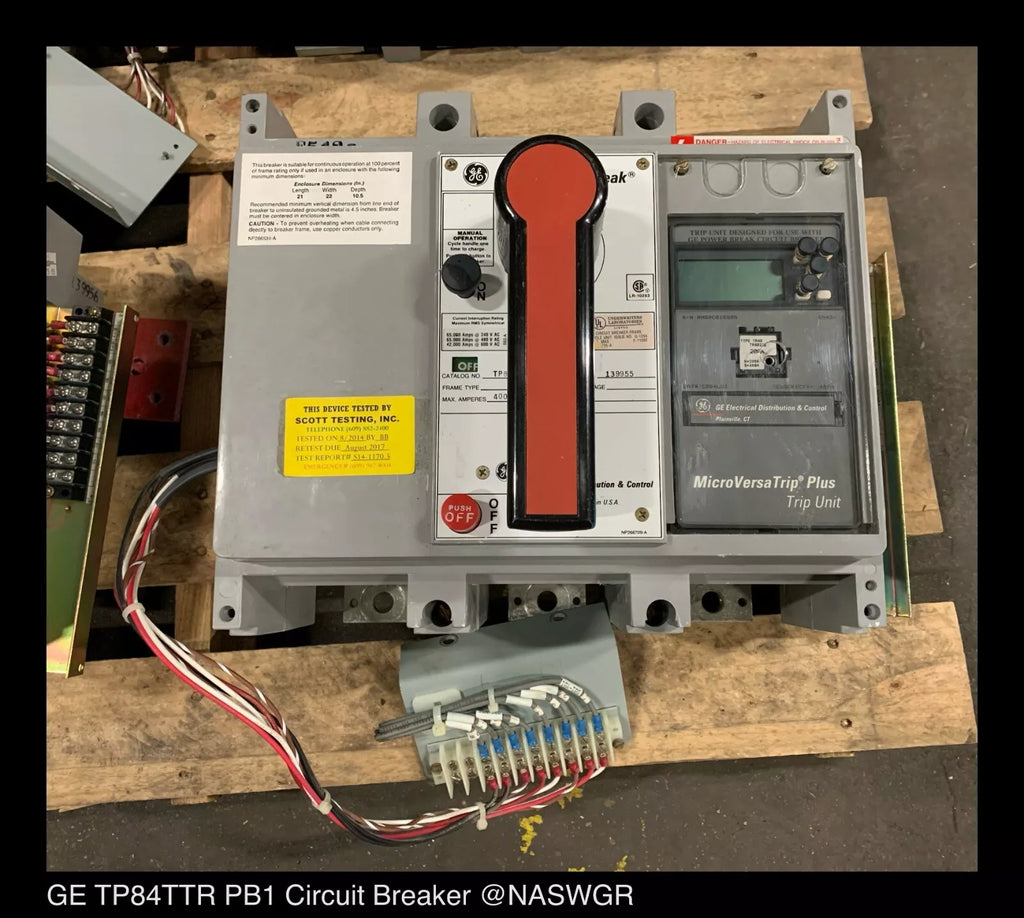 GE TP84TTR PowerBreak Circuit Breaker