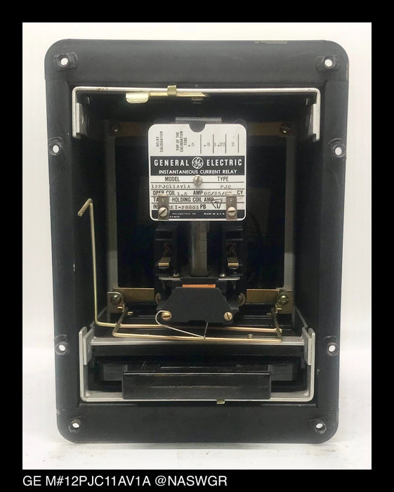 GE 12PJC11AV1A Instantaneous Overcurrent Relay - 1.5 Amp
