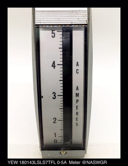 YEW 180143LSLS7TFL - 4" Vertical Panel Meter - 0-5A, AC