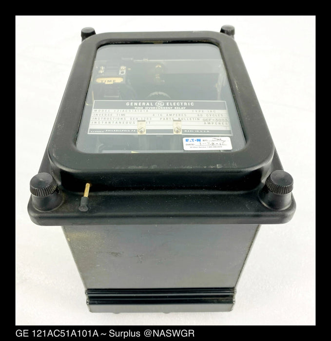GE 12IAC51A101A Overcurrent Relay - 4/16 Amp - Tested/1Yr Warranty