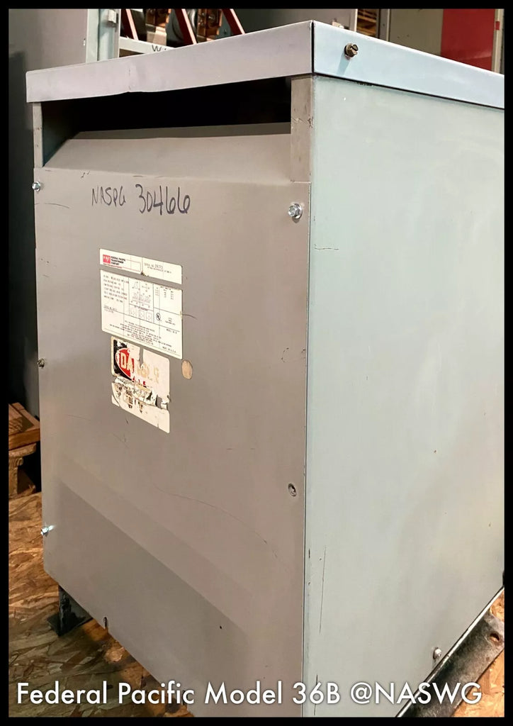 Federal Pacific Model 36B Dry Type Transformer — North American