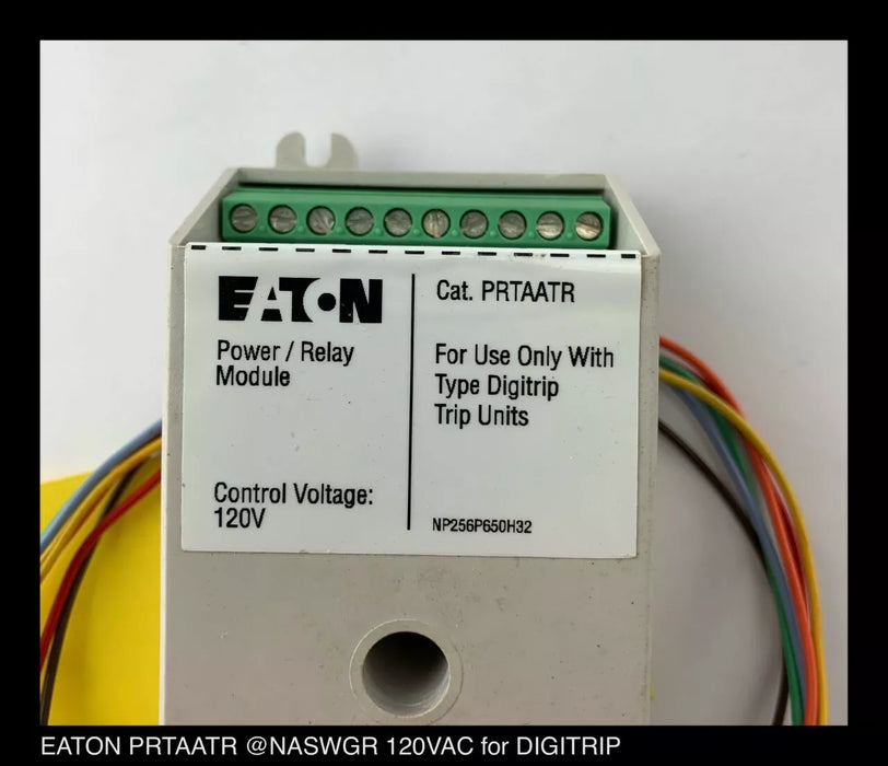 EATON Cutler-Hammer PRTAATR Power Relay Module 120VAC (Surplus)