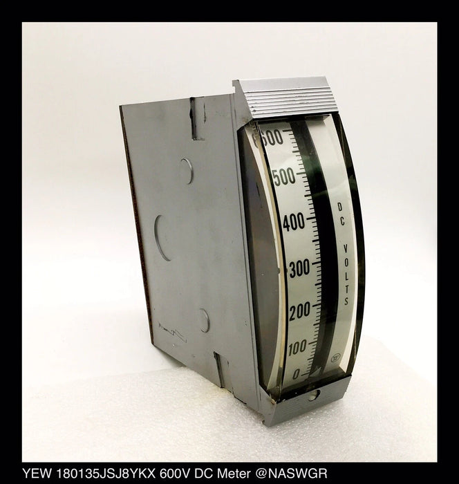 YEW 1800135JSJ8YKW - 4" Vertical Panel Meter - 0-600V DC