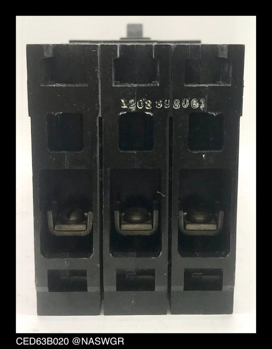 Siemens CED63B020 Molded Case Circuit Breaker - 20 Amp