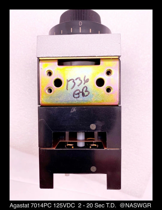 Agastat 7014PC Relay 2-20 Seconds - Unused Surplus - 125VDC