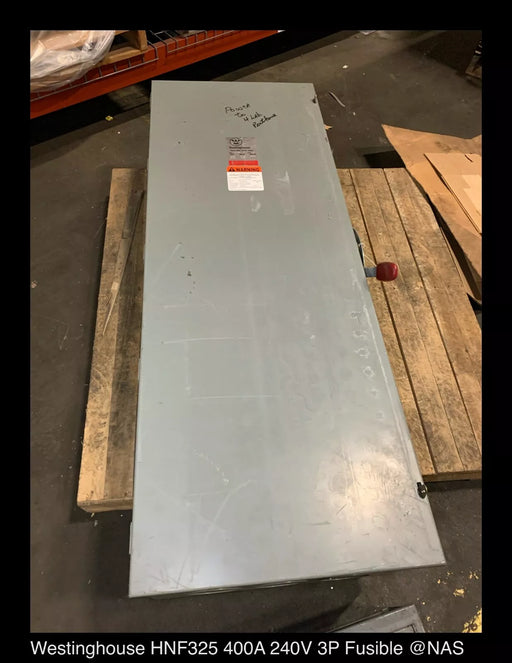 Westinghouse HFN325 Heavy Duty Safety Switch - 400A/240v/N1