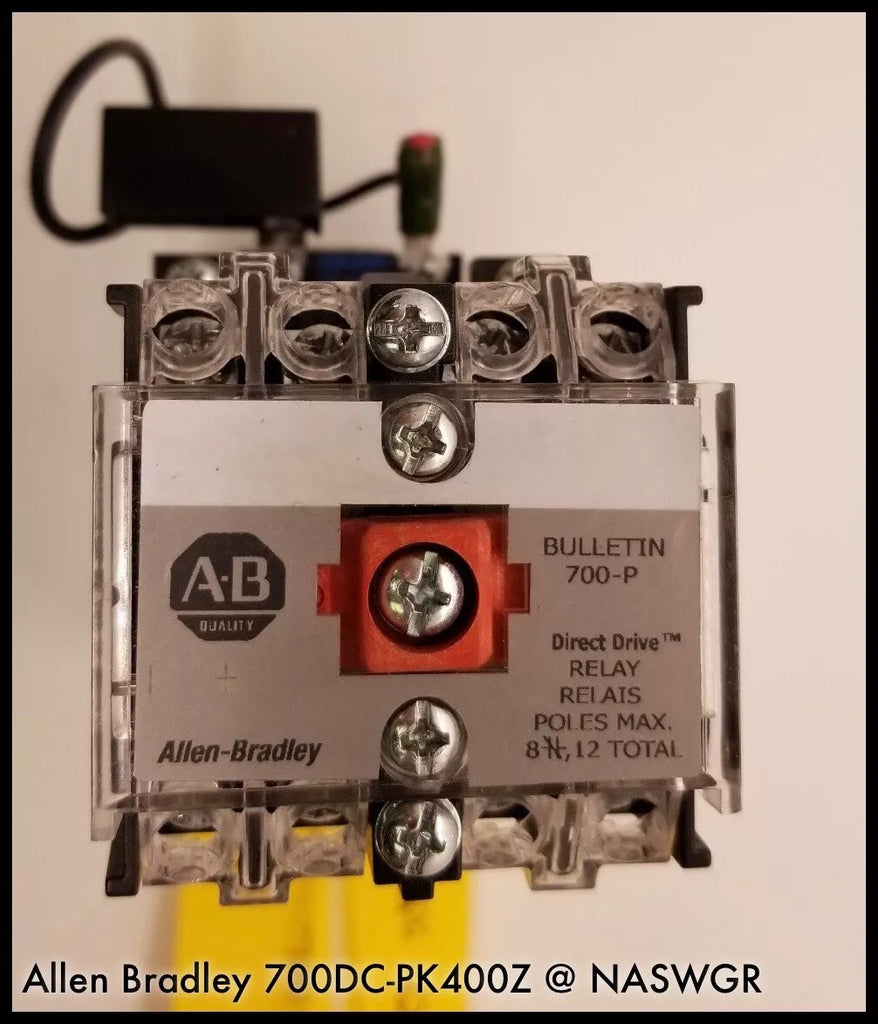Allen-Bradley 700DC-PK400Z2 Relay - 230/250VDC Coil - 8 pole w/Diode