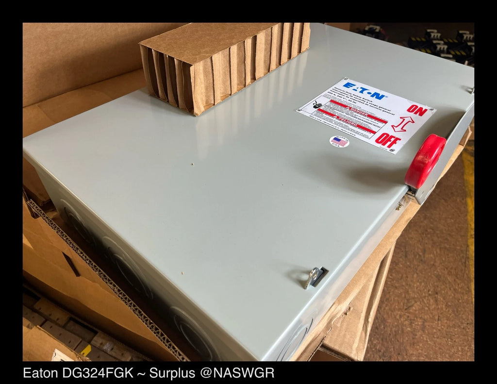 Eaton DG324FGK General Duty Safety Switch - 200A/240V/3P/N1 - Unused