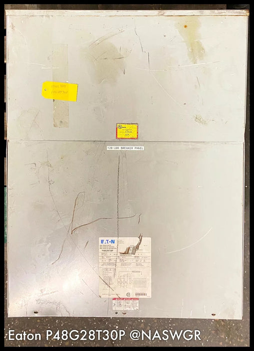 Eaton Power Center P48G28T30P - 30 KVA 480V x 208/120V, 3Ø-4W - 24Ckt Panel