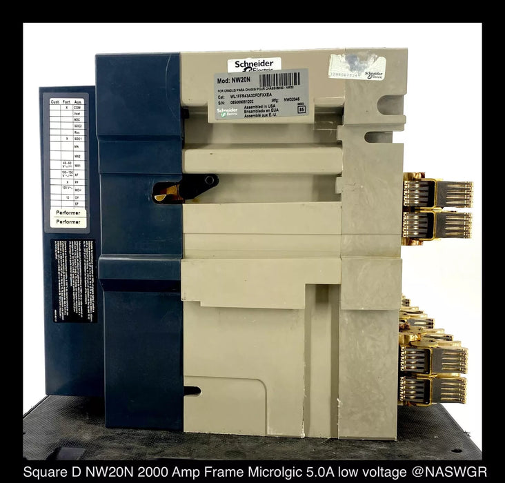 Sqaure D MasterPact NW20N Circuit Breaker - 2000 Amp